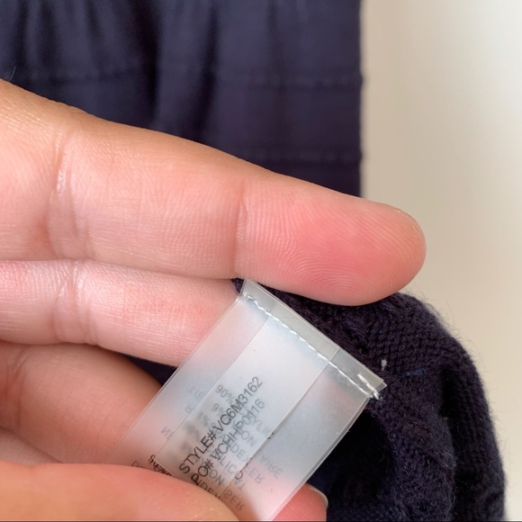 Vince Camuto Navy Knit Sweater Dress Size Large - Picture 4 of 6